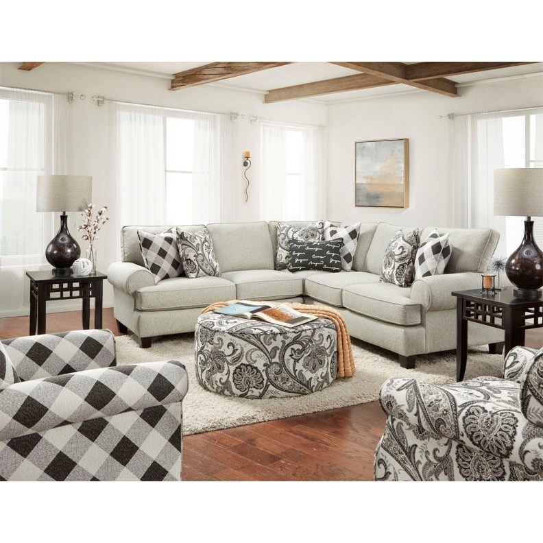 Fusion Furniture 4200KP SHADOWFAX DOVE (REVOLUTION) 512 CASTLE ROCK